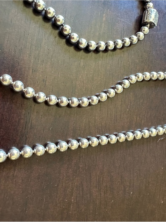 Pandora Sterling Silver Beaded Bracelets/ Necklace set